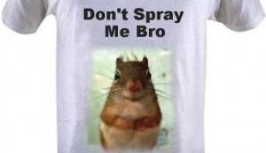 Please don't spray me