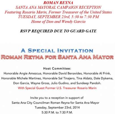 Roman Reyna event with Rosario Marin