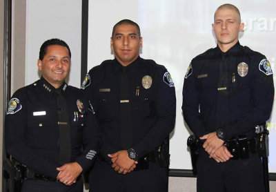 SAPD Chief Carlos Rojas and new recruits