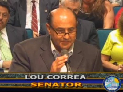 Lou Correa at the Council meeting