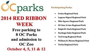 OC Parks Red Ribbon Week
