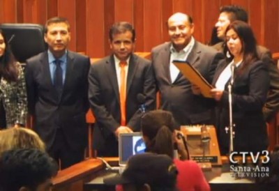 The Santa Ana City Council honors Lou Correa