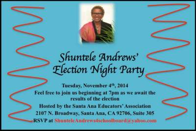 Shuntele Andrews Election Night Party