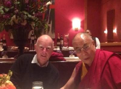 Jerry Brown and the Dailai Lama