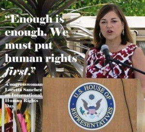 Loretta Sanchez on Human Rights