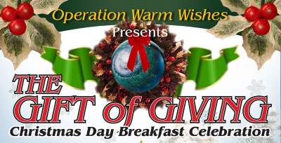 Operation Warm Wishes Christmas Day Breakfast
