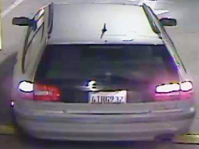 Santa Ana Mailbox Burglar's Car