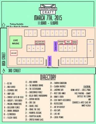 Downtown Craft DTSA map