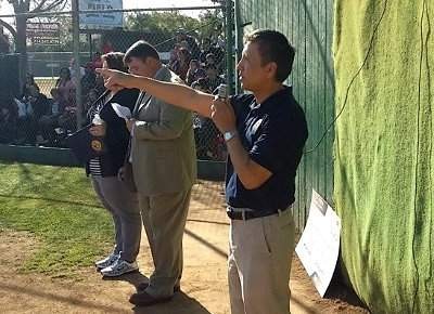 VInce Sarmiento at NESALL's opening day