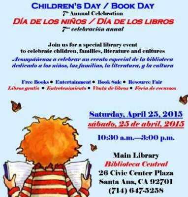 Book Day Celebration at the Santa Ana Public Library
