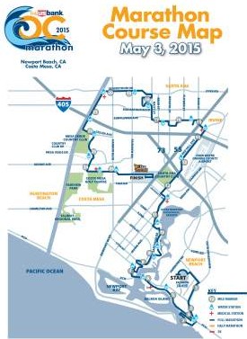 OC Marathon Course Map