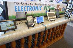 Santa Ana Library Electronic Petting Zoo