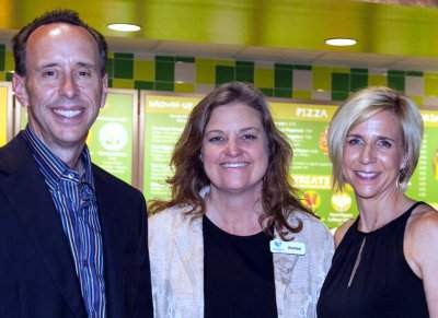 Mike McGee, vice president of finance at Discovery Cube Orange County, Fullerton resident Kellee Preston, vice president of operations at Discovery Science Foundation, and Krista McGee at the grand opening of Discovery Cube Orange County’s expansion and remodeled campus on Thursday, June 11 in Santa Ana