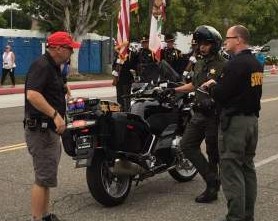 OC Sheriff Deputy on Motorcycle