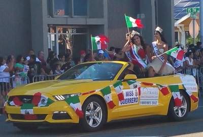 Miss Guerrero at the Fiestas Patrias Parade