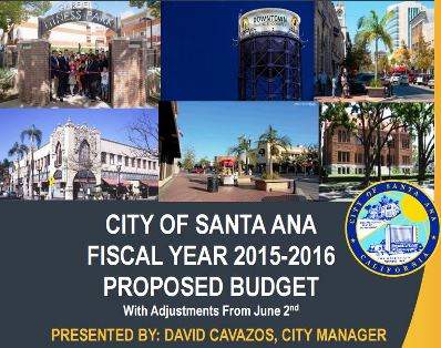Santa Ana proposed budget