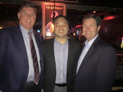 Curt Pringle, OCYR'S president Sam Samuel Han, And Fred Whitaker the Chairman of the Republican Party of Orange County