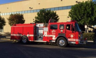 Fire at aluminum plant in Santa Ana