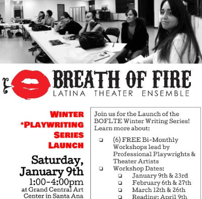 Breath of Fire's Playwriting Workshop Launch