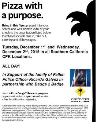 CPK Fundraiser for family of Ricky Galvez