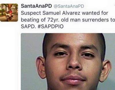 Santa Ana suspect surrenders