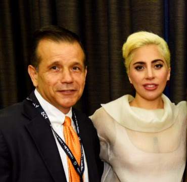 Mayor Pulido and Lady Gaga