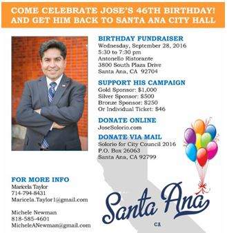 Jose Solorio Fundraiser