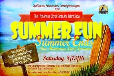 Santa Ana Summer Talent Show