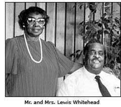 Mr. and Mrs. Lewis Whitehead