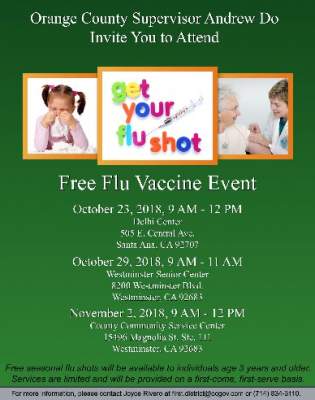 Get your FREE Flu Shot!