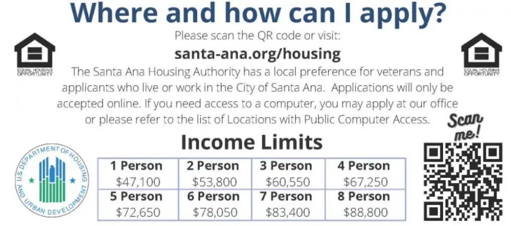 Get On The Santa Ana Housing Choice Voucher Program Waiting List