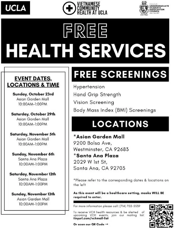 Free health services coming to Santa Ana and Westminster starting on