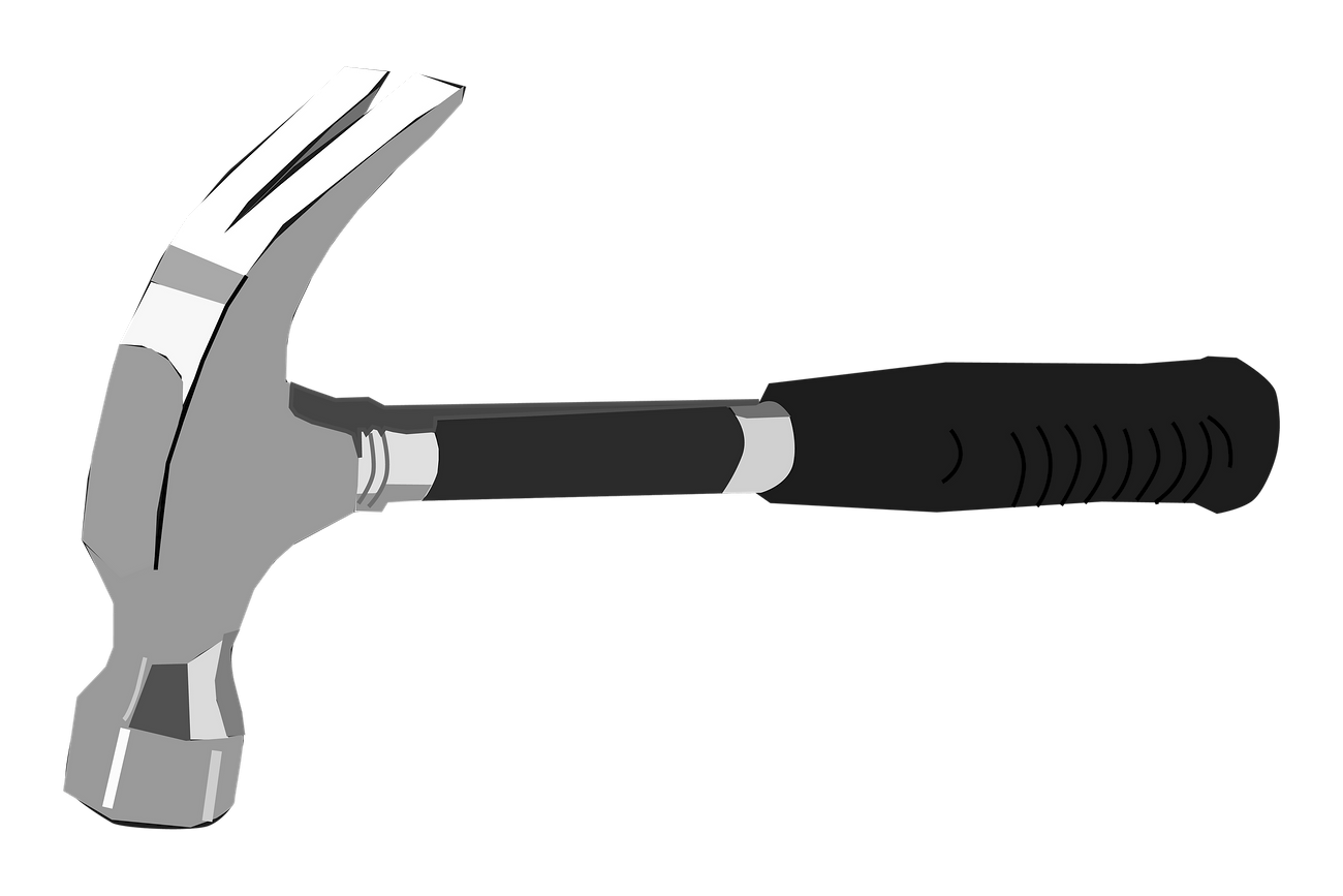 Hammer, tool png sticker, transparent
