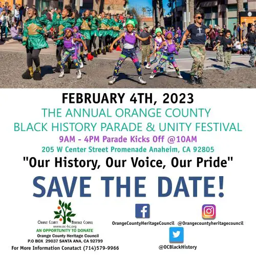 The 2023 O.C. Black History Parade and Unity Festival set for Feb. 4 in