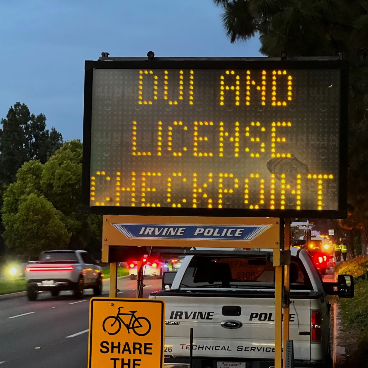 The Irvine Police Dept. is conducting a DUI and Driver’s License ...