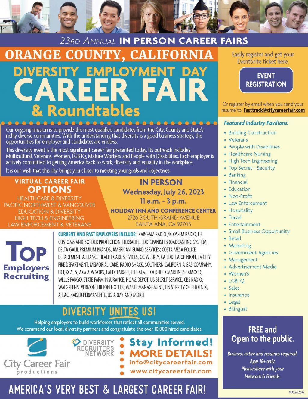 Diversity Employment Day Career Fair set for July 26 in Santa Ana New