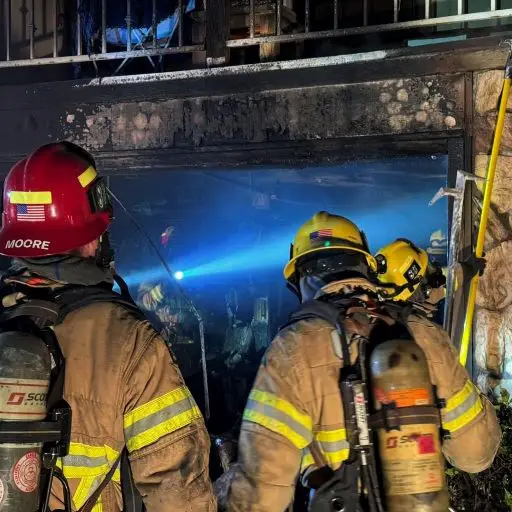 Fire crews battled a residential fire in Garden Grove early this ...