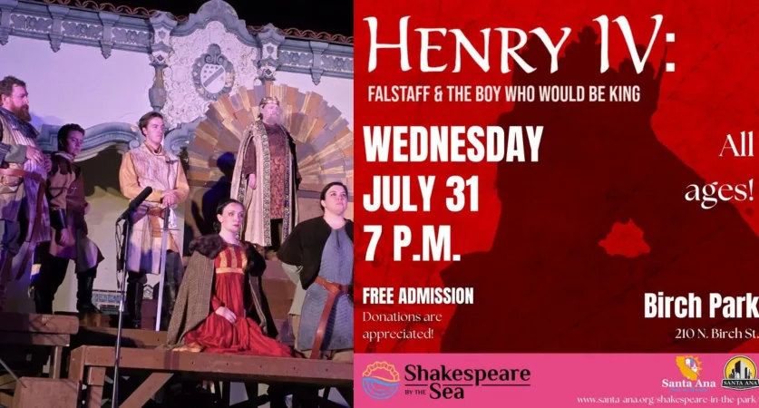 Free Shakespeare play coming to Santa Ana’s Birch Park on July 31