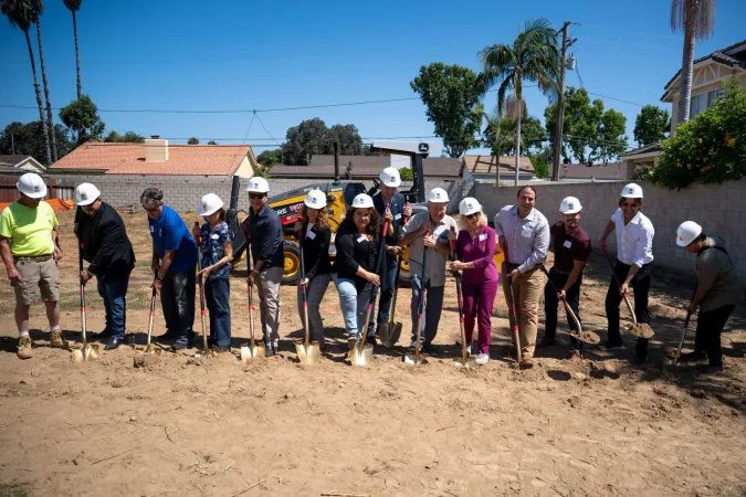 Habitat OC broke ground on six new affordable homes in Santa Ana