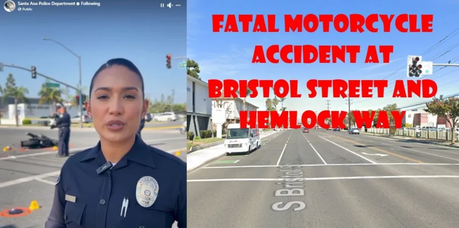 The SAPD is investigating a fatal motorcycle accident at Bristol St. and Hemlock Way