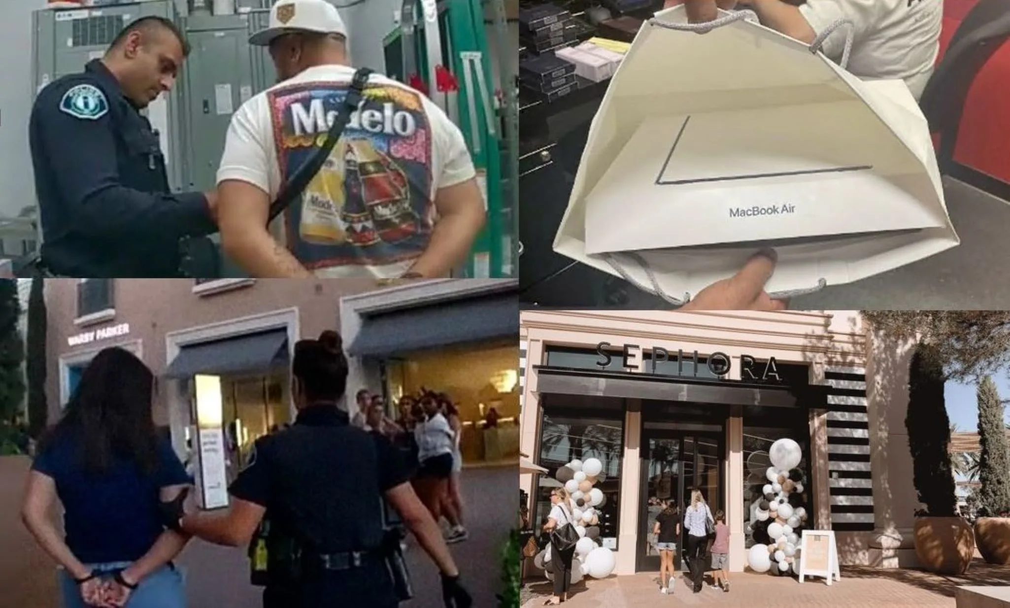 Two suspects from Latin America arrested for shoplifting at the Irvine Sephora