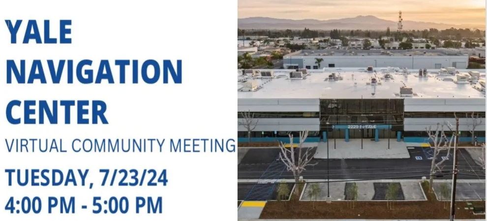 Learn more about Santa Ana's homeless shelter in a virtual meeting on 7/23