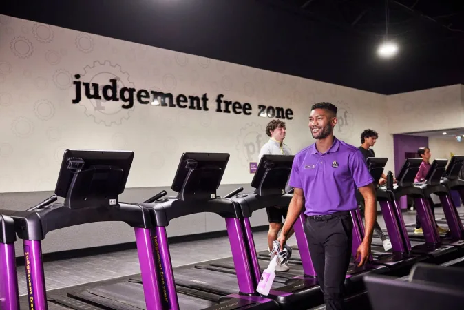 Judgement Freee Zone at Planet Fitness