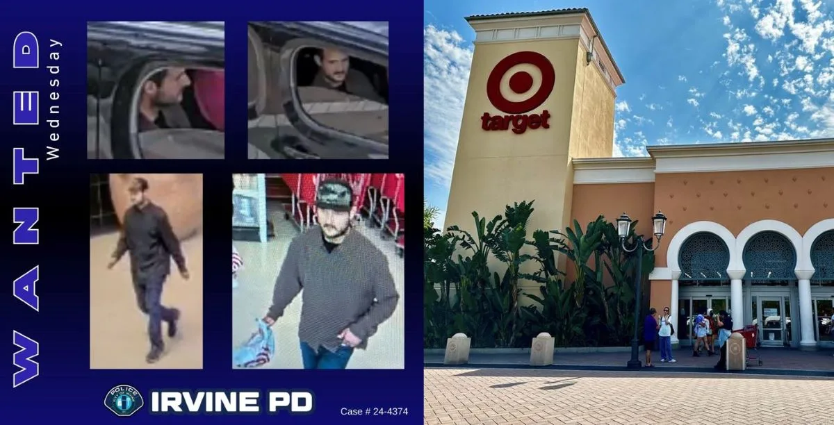 A man stole a credit card from a Nordstrom breakroom and used it an an Irvine Target store