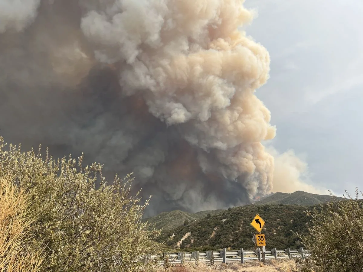 The raging O.C. Airport Fire was accidentally started by County employees