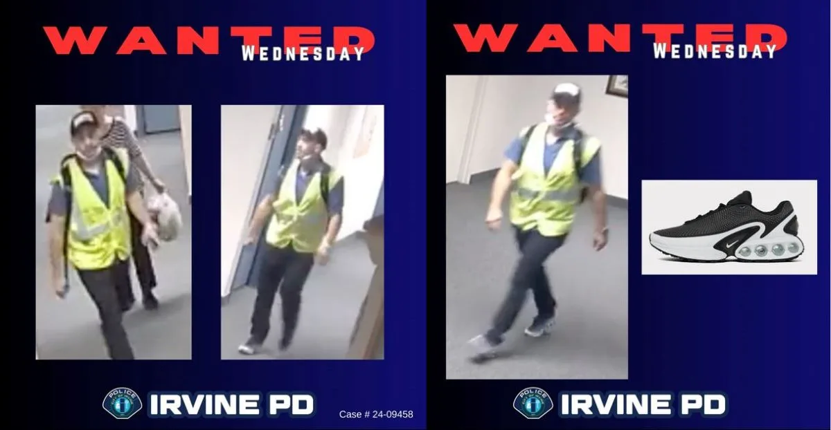 Fake maintenance worker steals a watch from an Irvine apartment complex