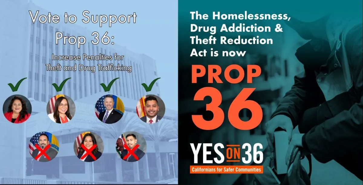 The Santa Ana City Council is backing Prop. 36, the Homeless, Drug Addiction and Theft Reduction Act