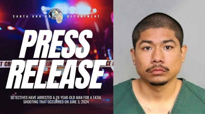 Westminster gangbanger arrested for the fatal shooting of a Santa Ana man