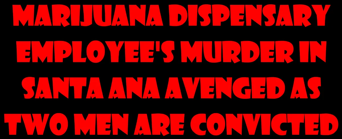 Marijuana dispensary employees murder in Santa Ana avenged as two men are convicted