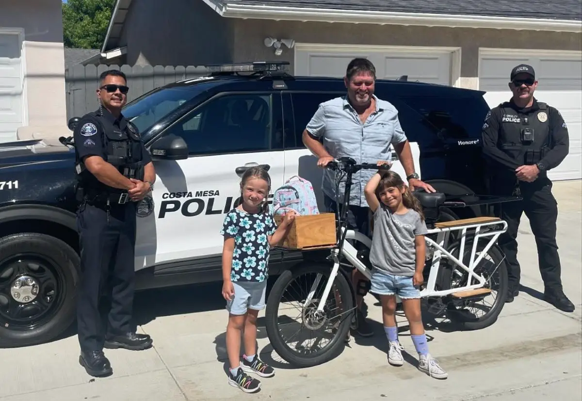 The Costa Mesa Police Caught A Thief And Returned A Stolen E Bike To Its Owner New Santa Ana 6093